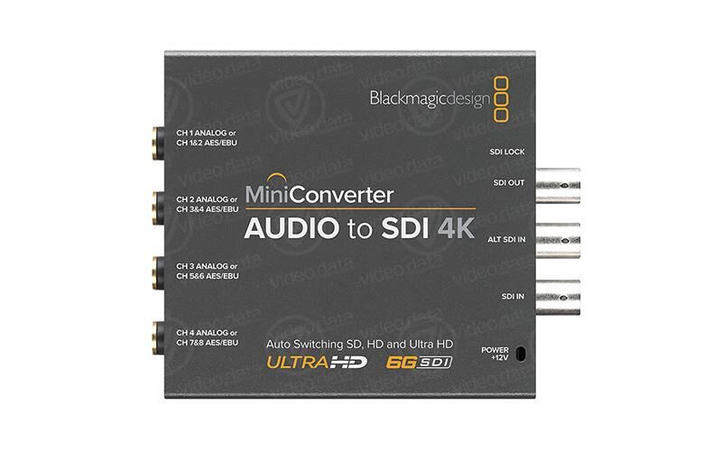 Blackmagic Minikonverter Audio zu SDI 4K