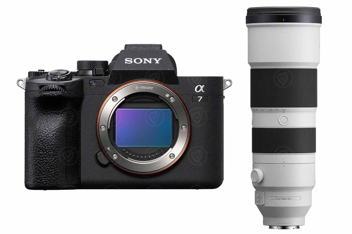 Sony Alpha ILCE-7 IV Gehäuse + Sony SEL FE 5,6-6,3/200-600 mm G Objektiv