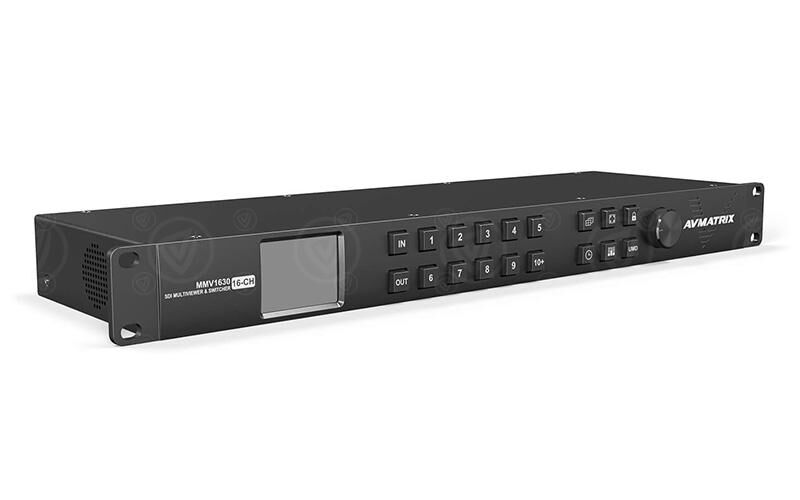 AVMATRIX - 16CH SDI Multiviewer & Switcher (MMV1630)