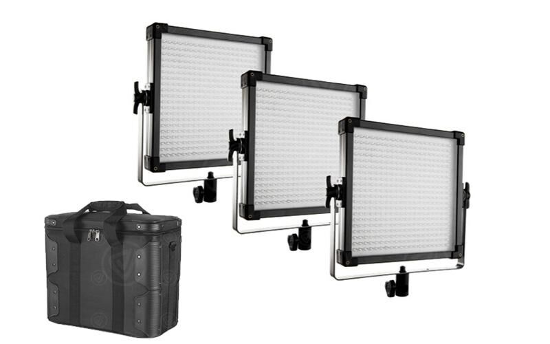 F&V K4000S SE Bi-Color LED Studio Panel 3 Light Kit