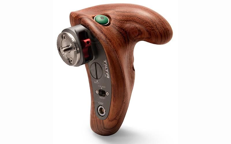 Tilta Right Side Wooden Handle 2.0 with R/S Button for RED DSMC2 (TT-0511-R-RD)