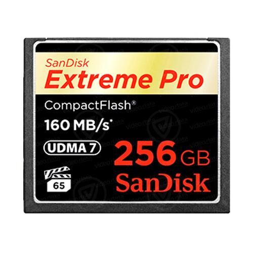 SanDisk Compact Flash Extreme Pro 256 GB 160 MB/s