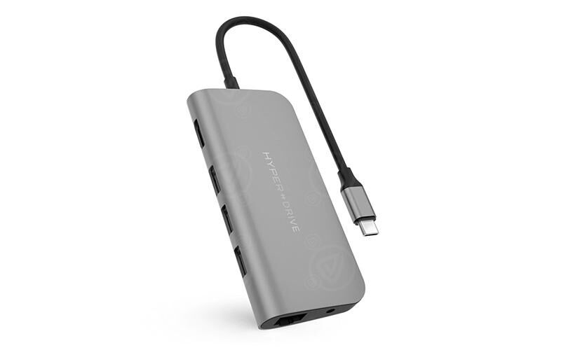 Targus HyperDrive POWER 9-in-1 USB-C Hub - Grau