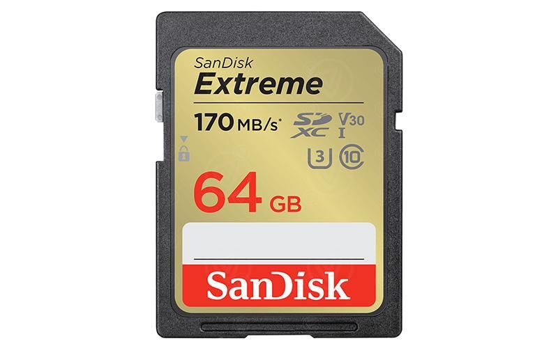 SanDisk Extreme SDHC / SDXC V30 UHS-I - 64 GB